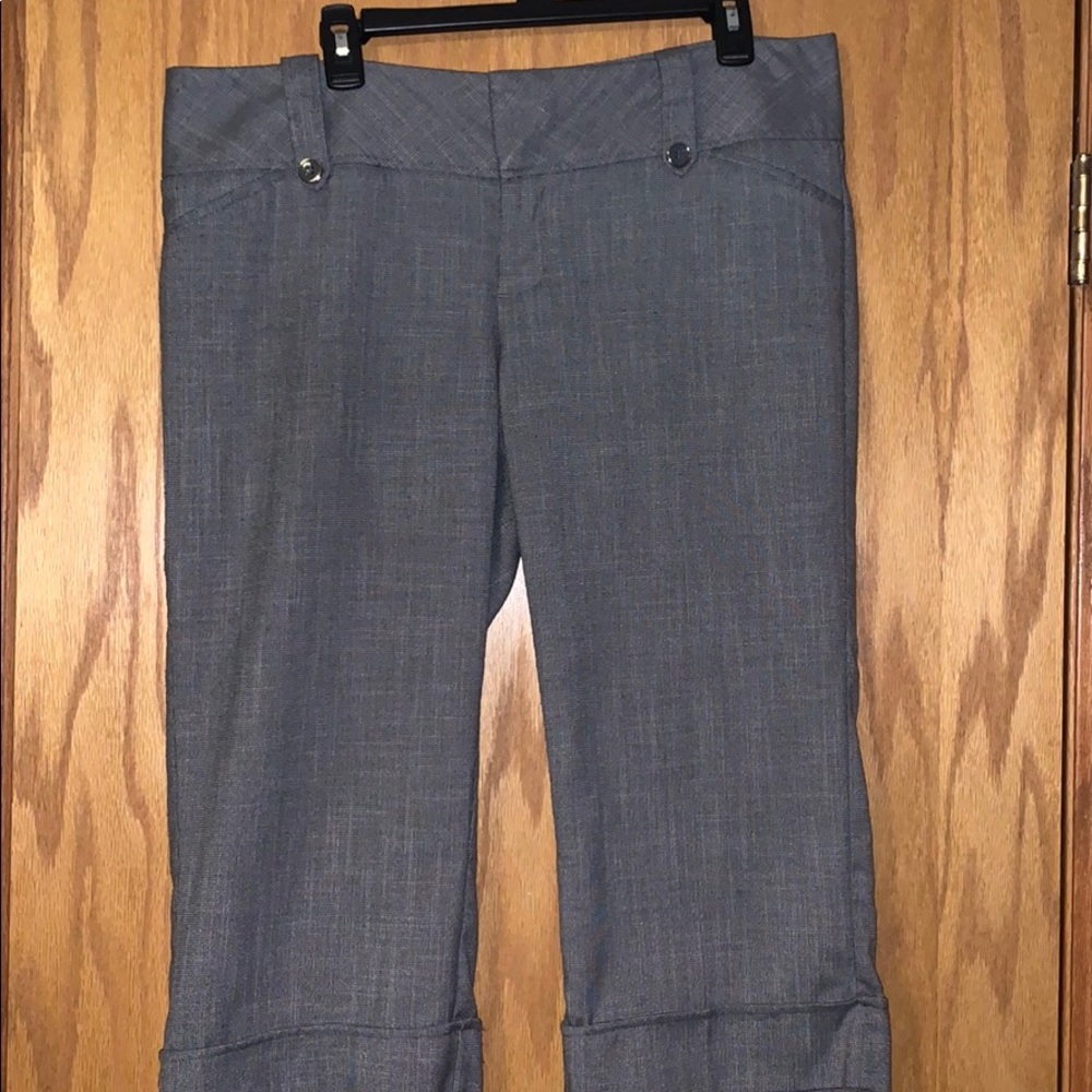 Wide Leg Crop Dress Pants